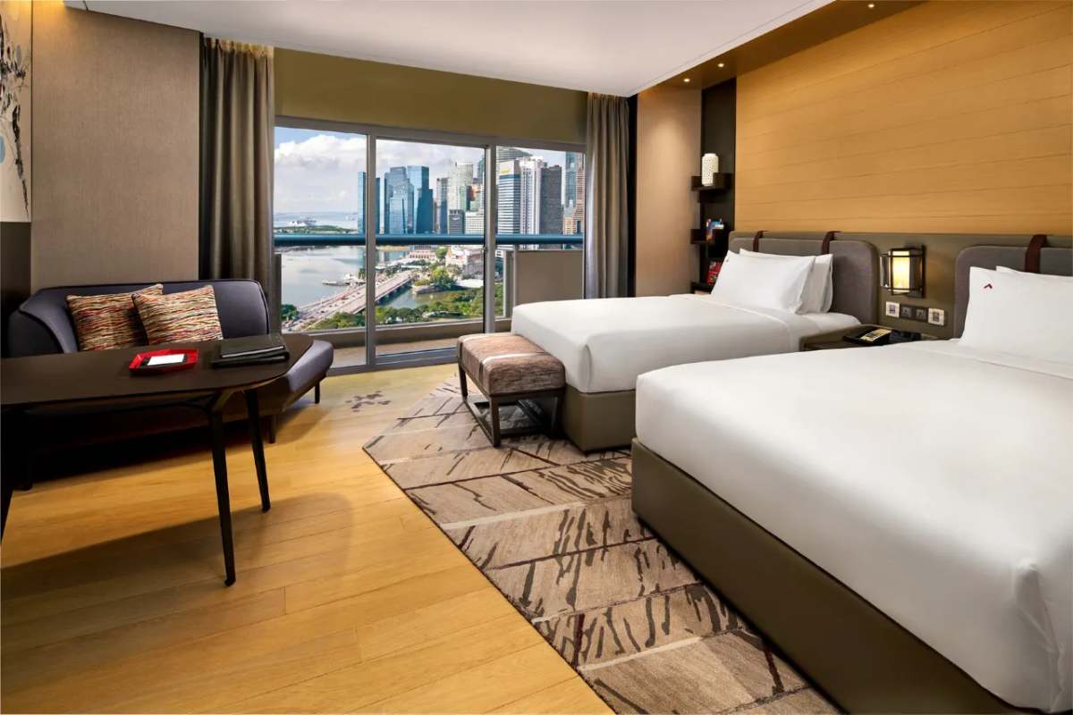 Swiss Executive Harbour View Twin Room with Balcony